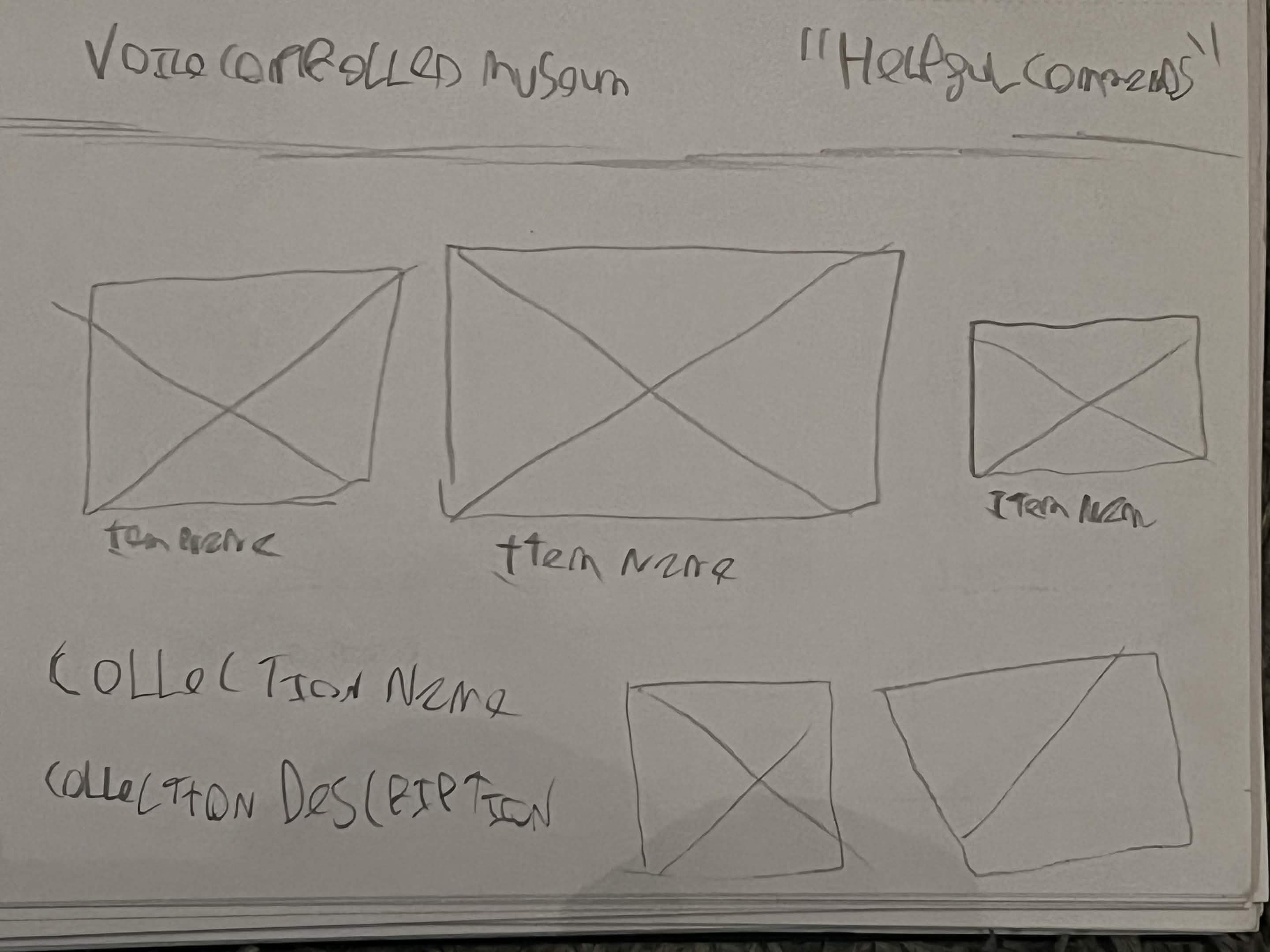 A sketch created for the site